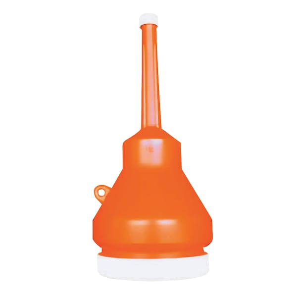 Wirthco 32105 Double Capped Funnel - 1 Pint, Orange 32105 - main